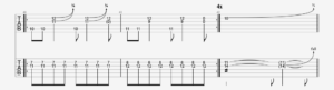 Tablature for the second section of the bridge